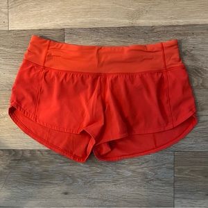 lululemon Speed Shorts • Size 4